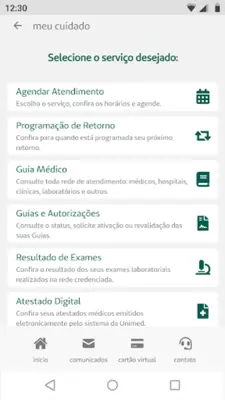 Unimed Campinas android App screenshot 2